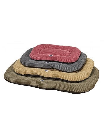 Mon Ami Luki Coussin ovale antidérapant velours côtelé couleur vieux rose