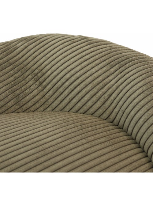Mon Ami Luki  Coussin ovale antiderapant velours cotele - Kiabi