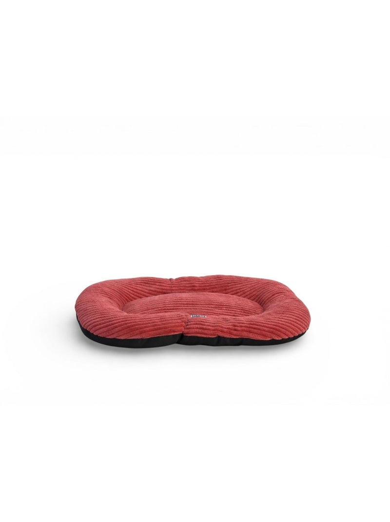 Mon Ami Luki  Coussin ovale antidérapant velours côtelé Rouge - Kiabi