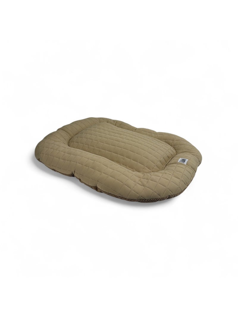 Mon Ami Luki  Coussin ovale FRESHBED  couchage été  microfibre douce et respirante Beige - Kiabi
