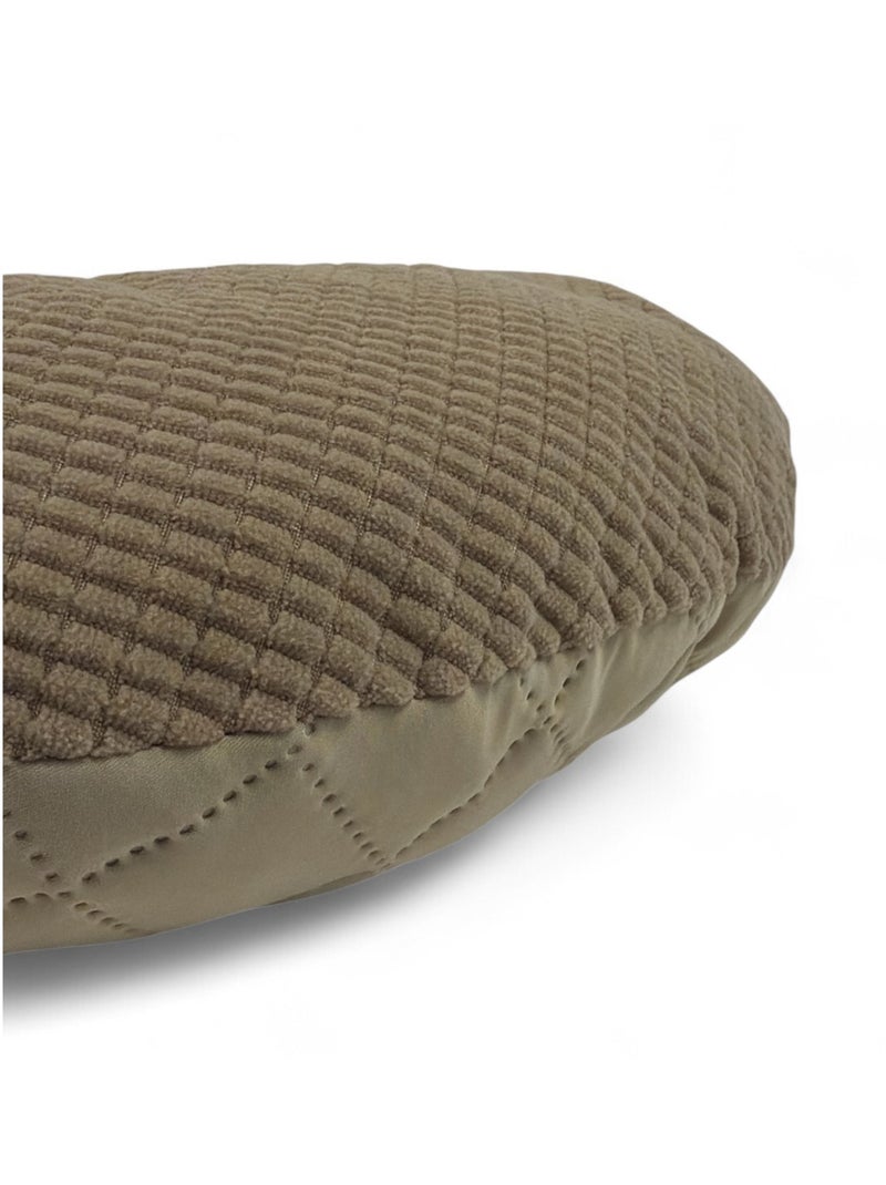Mon Ami Luki  Coussin ovale FRESHBED  couchage été  microfibre douce et respirante Beige - Kiabi