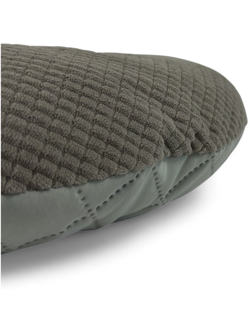 Mon Ami Luki  Coussin ovale FRESHBED  microfibre douce et respirante  petit chien Gris Bleu - Kiabi