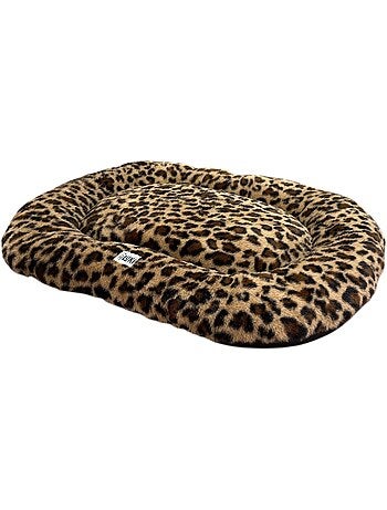 Mon Ami Luki Coussin ovale LÉOPARD antidérapant, confortable petit chien