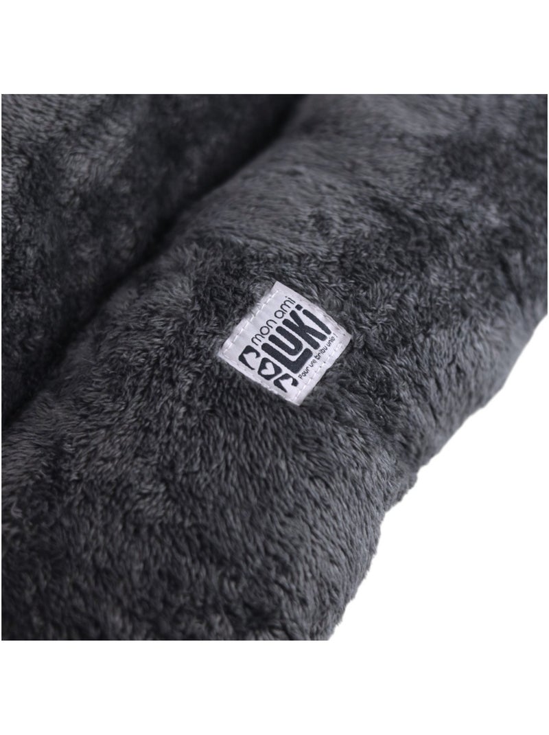 Mon Ami Luki  Coussin ovale lines  antiderapant Gris Gris - Kiabi