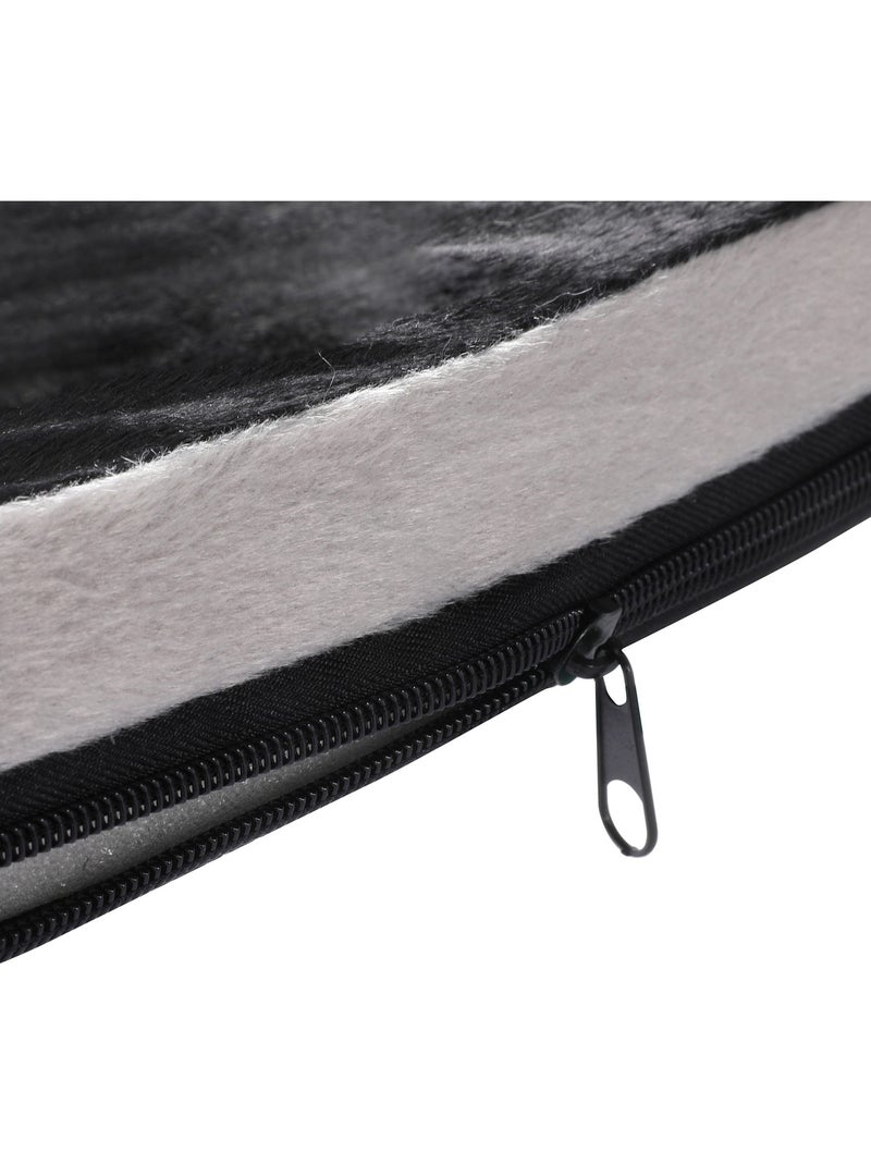 Mon Ami Luki  Coussin rectangle Noir Noir - Kiabi