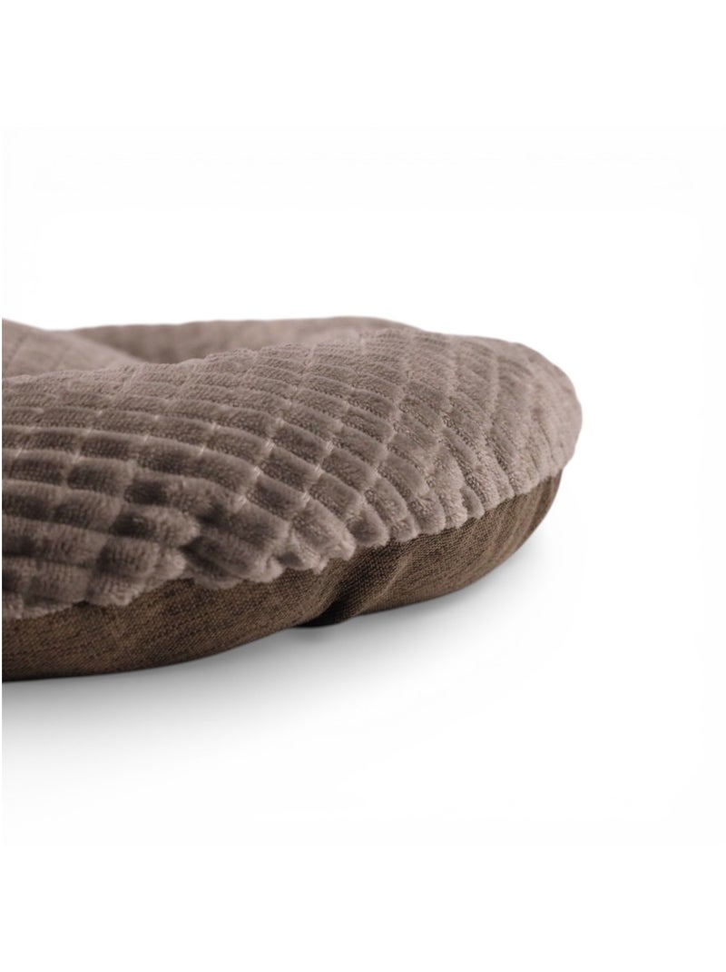 Mon Ami Luki  Coussin SOFTTOUCH  bimatière doux  antidérapant  Petit chien Marron - Kiabi