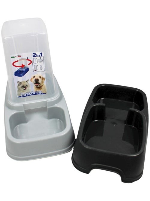 Mon Ami Luki  Distributeur eau + croquettes - Kiabi