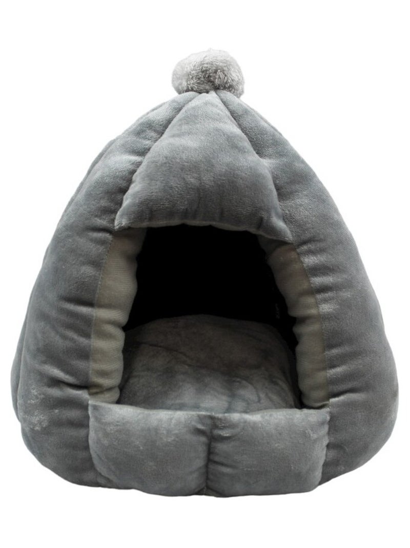 Mon Ami Luki  Dome pompon Gris Gris - Kiabi