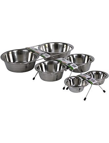 Mon Ami Luki DOUBLE GAELLE INOX SUPPORT INOX POUR LE CONFORT DE VOTRE COPAGNON EXISTE EN 3 TAILLES