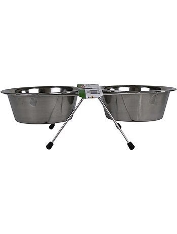 Mon Ami Luki DOUBLE GAELLE INOX SUPPORT INOX POUR LE CONFORT DE VOTRE COPAGNON EXISTE EN 3 TAILLES