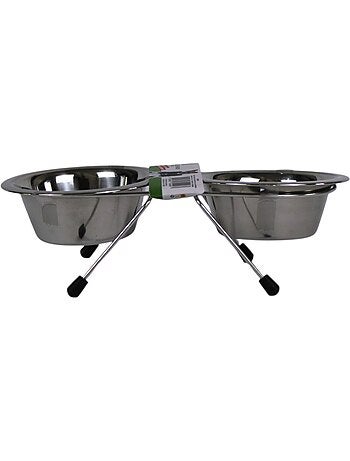 Mon Ami Luki DOUBLE GAELLE INOX SUPPORT INOX POUR LE CONFORT DE VOTRE COPAGNON EXISTE EN 3 TAILLES