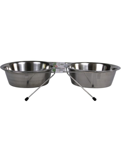Mon Ami Luki  DOUBLE GAMELLE   SUPPORT  POUR LE CONFORT DE VOTRE COMPAGNON EXISTE EN 3 TAILLES - Kiabi
