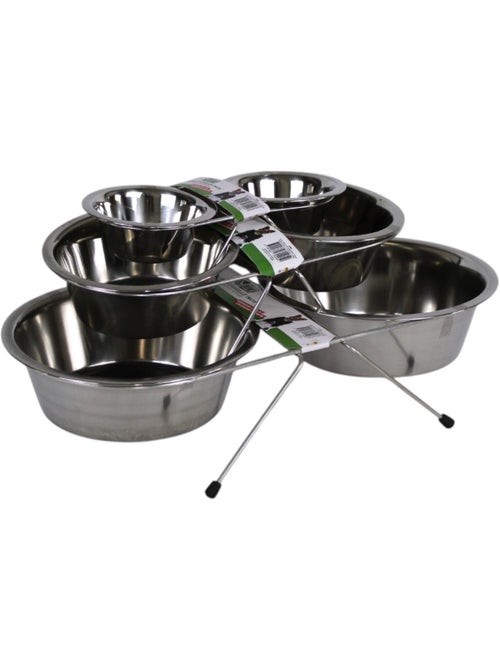 Mon Ami Luki  DOUBLE GAMELLE   SUPPORT  POUR LE CONFORT DE VOTRE COMPAGNON EXISTE EN 3 TAILLES - Kiabi