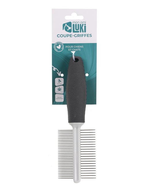 Mon Ami Luki  Double peigne demelant manche rubber - Kiabi