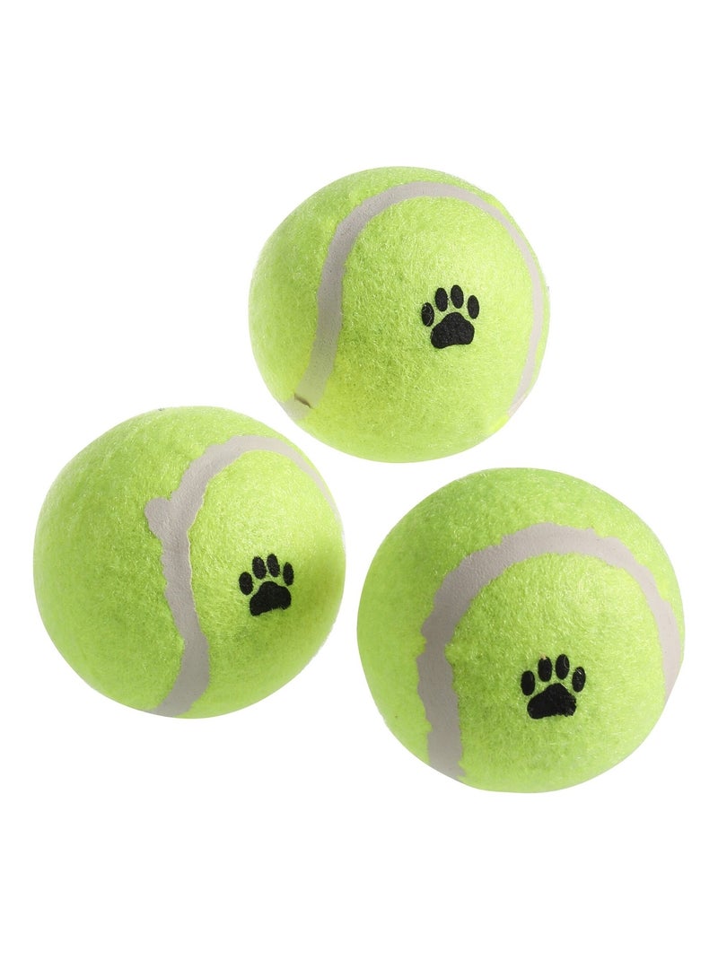 Mon Ami Luki  FILET 3 BALLES TENNIS DIAMETRE 6.25 CMS 3unitées vendues Jaune - Kiabi