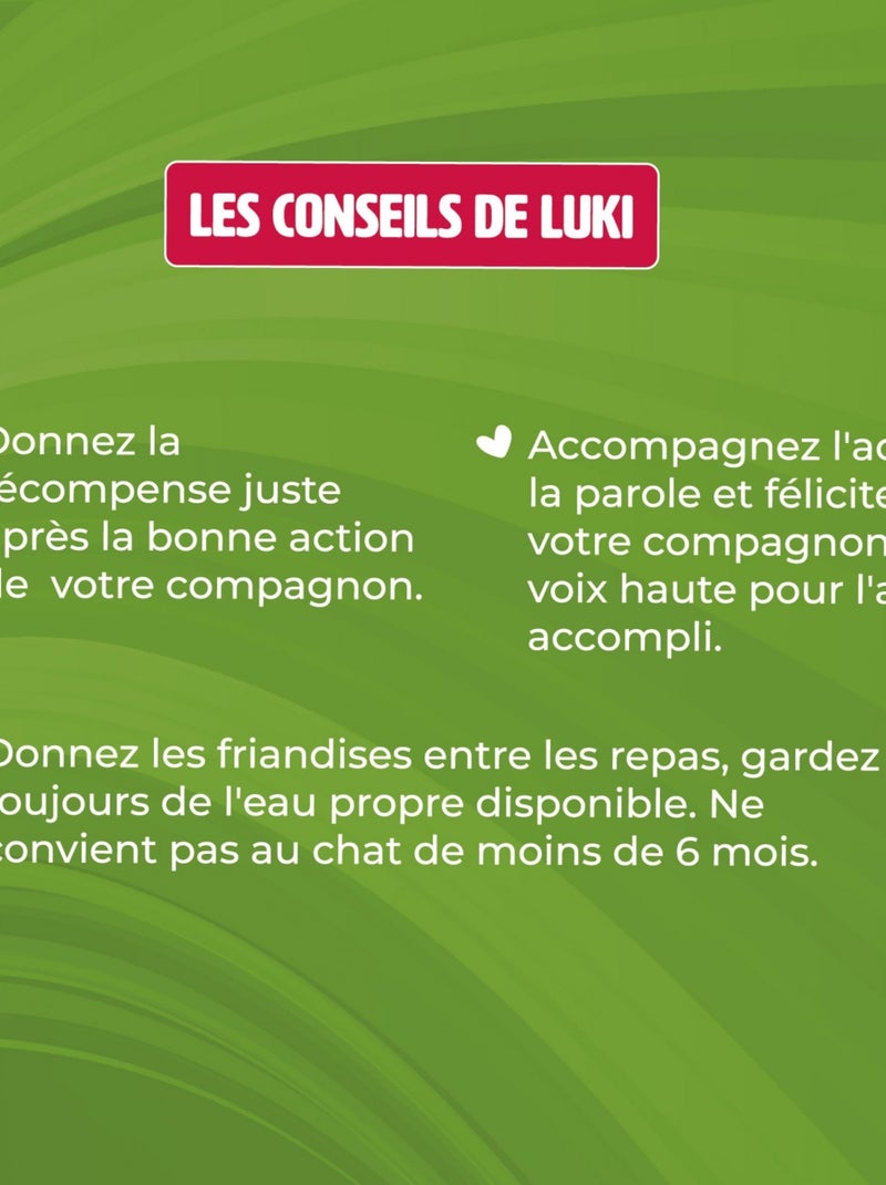 Mon Ami Luki  Friandises  chats 3unitées vendues Saumon - Kiabi