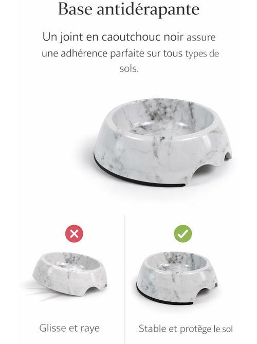 Mon Ami Luki Gamelle bol simple stable, pratique et élégant chien et chat - Kiabi Mon Ami Luki Gamelle bol simple stable, pratique et élégant chien et chat - Kiabi