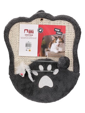 Mon Ami Luki GRIFFOIR A CHAT AVEC 2 JOUETS 41X33X2CM