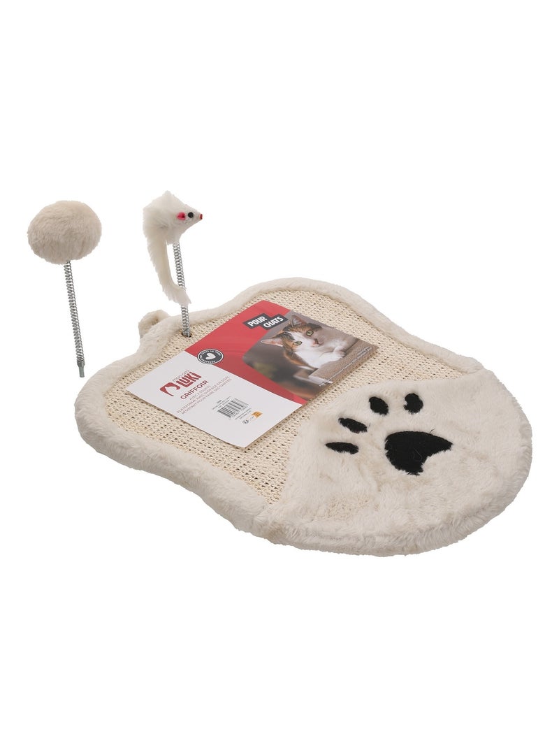 Mon Ami Luki  Griffoir a chat avec 2 jouets Beige - Kiabi