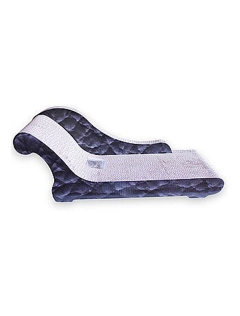 Mon Ami Luki GRIFFOIR FORME CANAPE ALLONGE60X25X22 IMPRIME ASS TAUPE BLANC