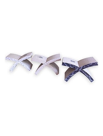 Mon Ami Luki GRIFFOIR FORME CROIXIMPRIME ASS TAUPE BLANC