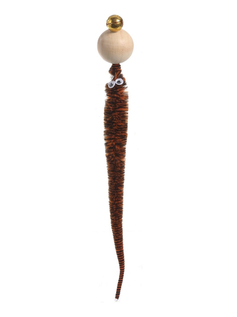 Mon Ami Luki  Jouet boule bois + jouet chenille et grelot Marron - Kiabi