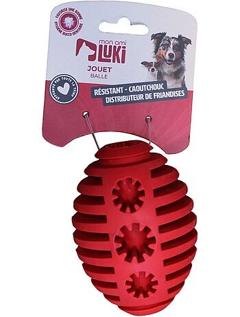 Mon Ami Luki Jouet caoutchouc dist. recompense balle ovale collection les costauds