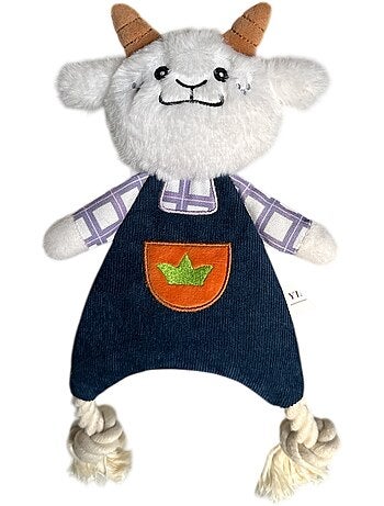 Mon Ami Luki Jouet chien corde peluche forme animaux jeu, mastication et traction