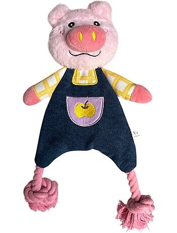 Mon Ami Luki Jouet chien corde peluche forme animaux jeu, mastication et traction
