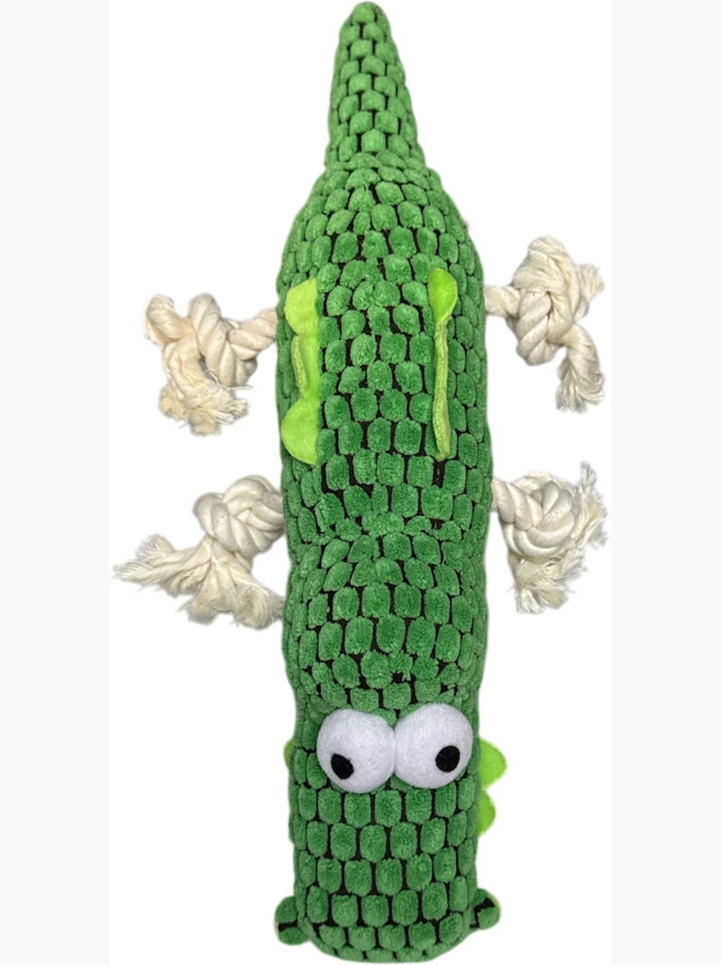 Mon Ami Luki  Jouet chien corde peluche forme animaux  jeu, mastication et traction Vert - Kiabi