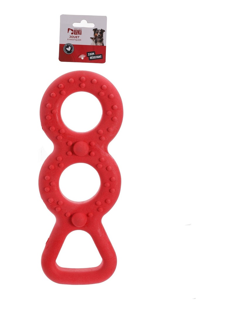 Mon Ami Luki  JOUET DE TRACTION  RESISTANT FORME 8 AVEC POIGNEE Rouge - Kiabi