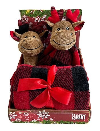 Mon Ami Luki Jouet Noël peluche renne ou ours pour chien