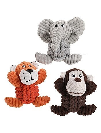 Mon Ami Luki Jouet peluche et corde 3unitées vendues
