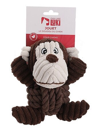 Mon Ami Luki Jouet peluche et corde 3unitées vendues