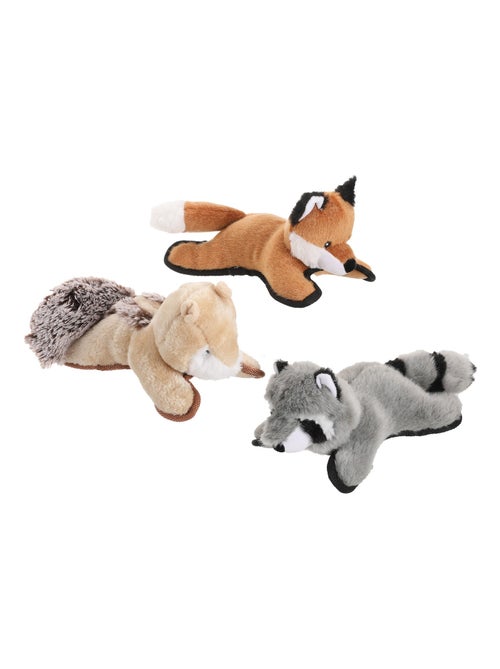 Mon Ami Luki  Jouet peluche forme renard ou écureuil ou raton laveur - Kiabi