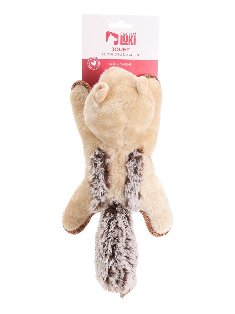 Mon Ami Luki  Jouet peluche forme renard ou écureuil ou raton laveur Gris Gris - Kiabi