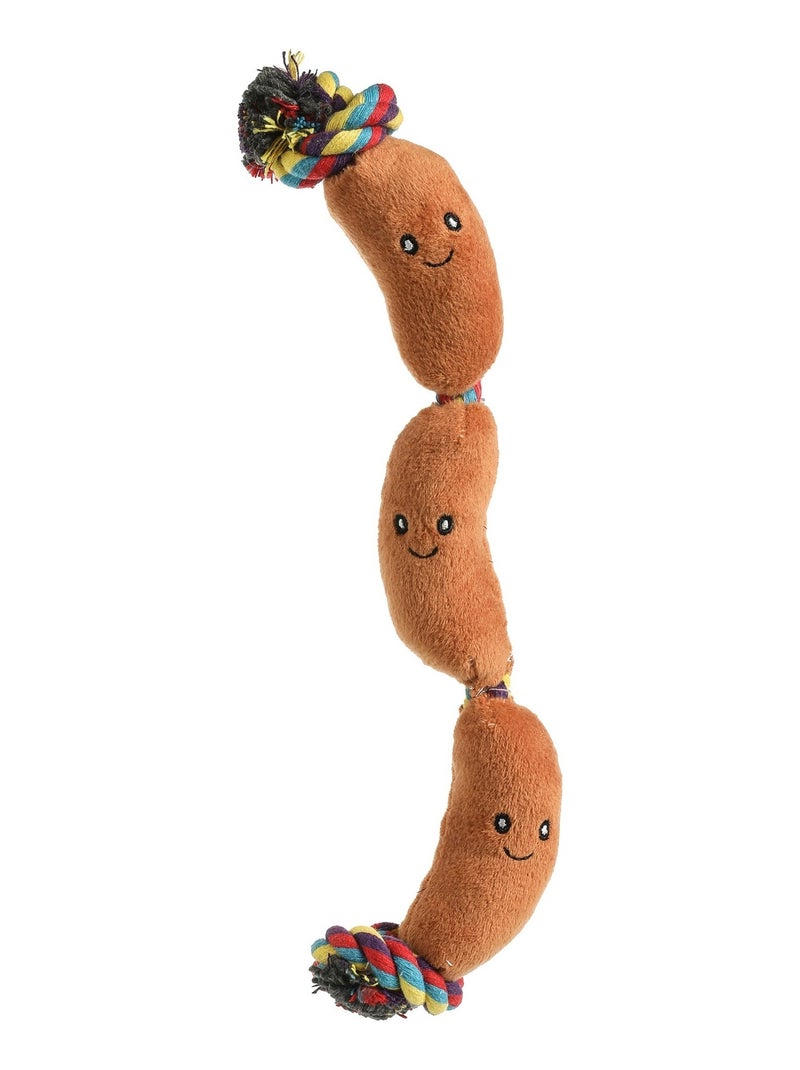 Mon Ami Luki  Jouet peluche saucisses Marron - Kiabi