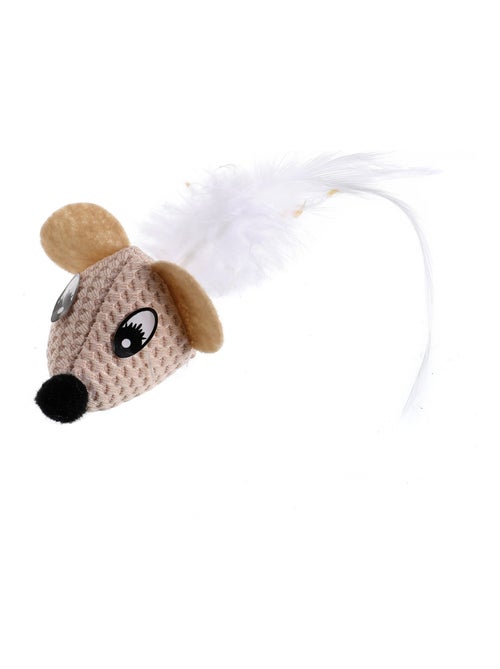 Mon Ami Luki  Jouet souris funny + plumes - Kiabi