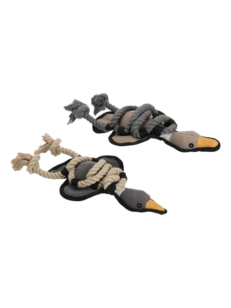 Mon Ami Luki  Jouet textile et corde canard ass Marron - Kiabi