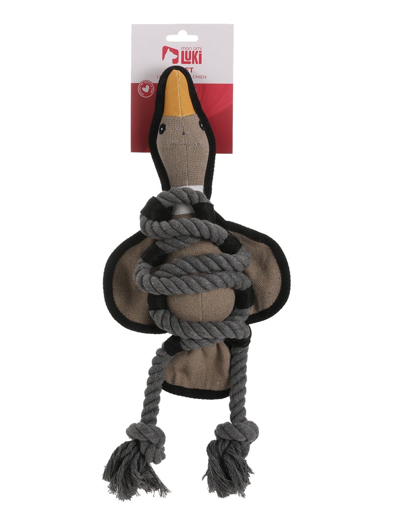 Mon Ami Luki  Jouet textile et corde canard ass Marron - Kiabi