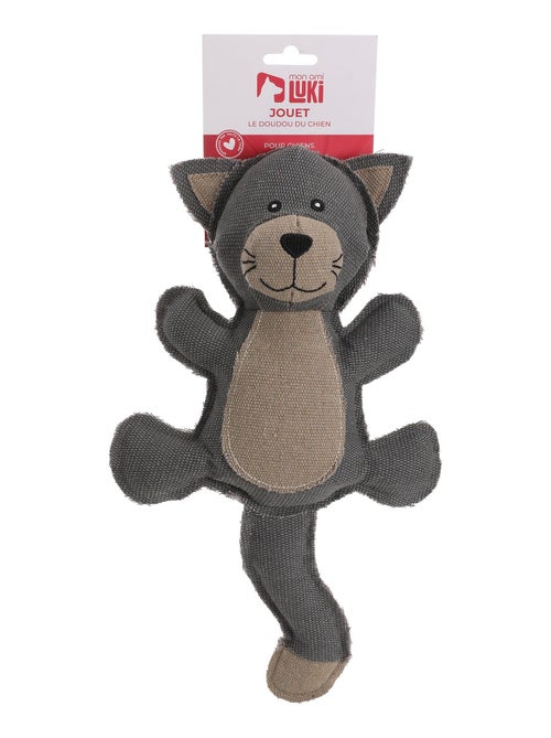 Mon Ami Luki  Jouet textile forme chat ou renard - Kiabi