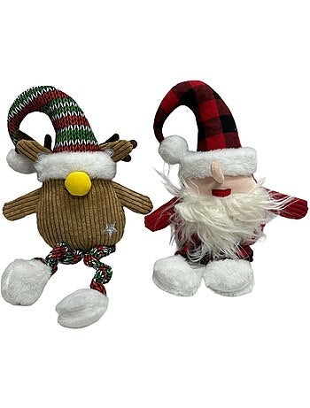Mon Ami Luki Jouets peluche Noël peluche pour chien 2unitées vendues