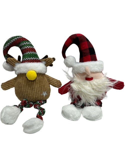 Mon Ami Luki  Jouets peluche Noël peluche pour chien 2unitées vendues - Kiabi