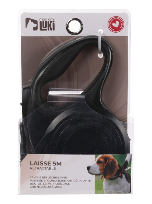 Mon Ami Luki  Laisse retractable sangle reflechissantechiens - Kiabi