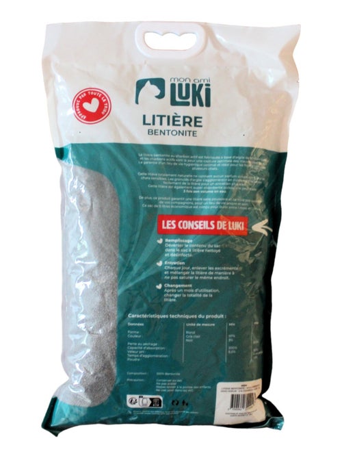 Mon Ami Luki  Litiere bentonite agglo sans odeur charbon actif - Kiabi