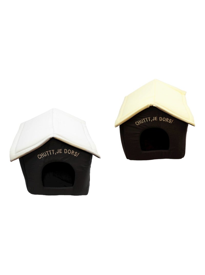 Mon Ami Luki  Maison mousse coussin amovible Gris Gris - Kiabi