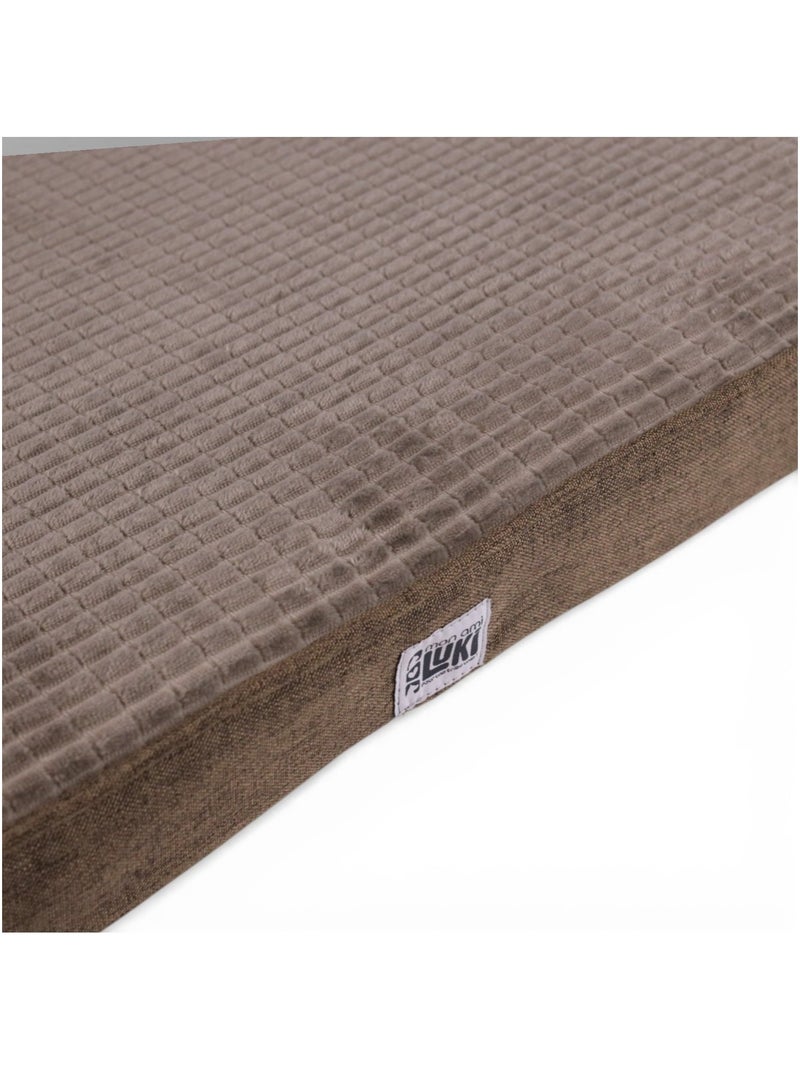 Mon Ami Luki  Matelas SOFTTOUCH  bimatière doux  antidérapant  grand/très grand chien Marron - Kiabi