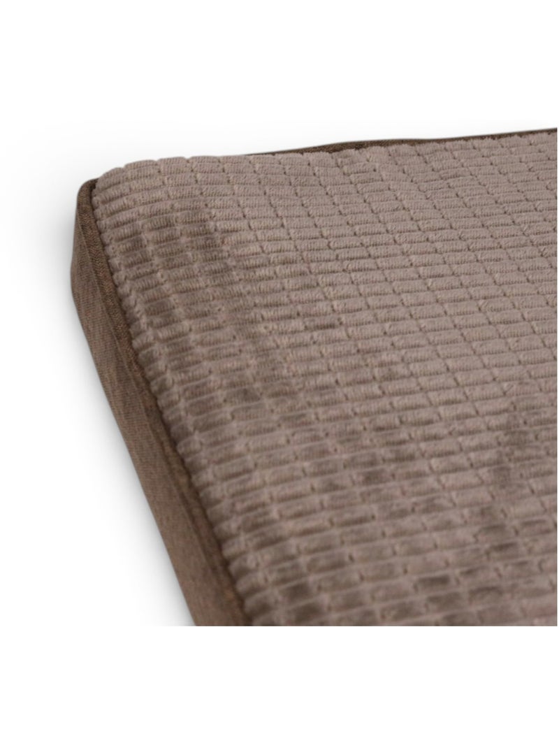 Mon Ami Luki  Matelas SOFTTOUCH  bimatière doux  antidérapant  grand/très grand chien Marron - Kiabi