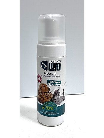 Mon Ami Luki Mousse sans rincage chiens et chats
