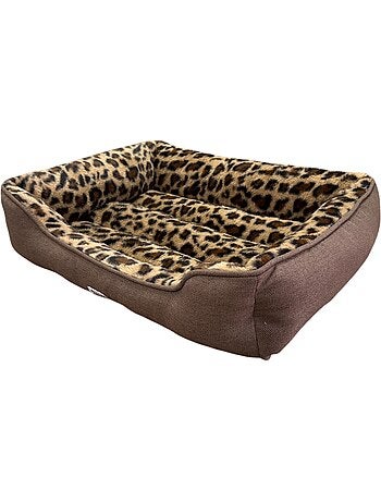 Mon Ami Luki Panier LÉOPARD antidérapant et confortable